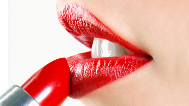 Apply long lasting lipstick