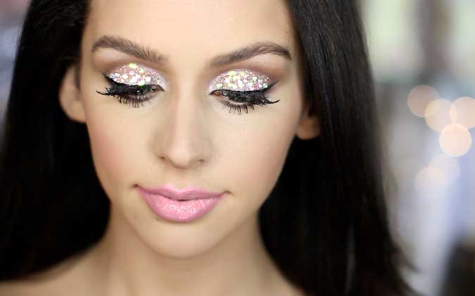 party eye makeup tutorial for new year's eve