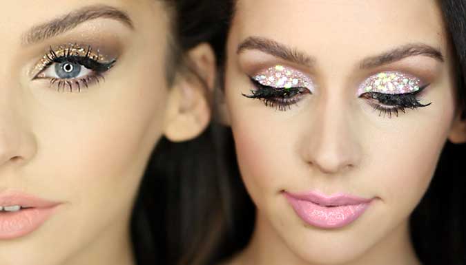 easy party eye makeup tutorial for new year's eve