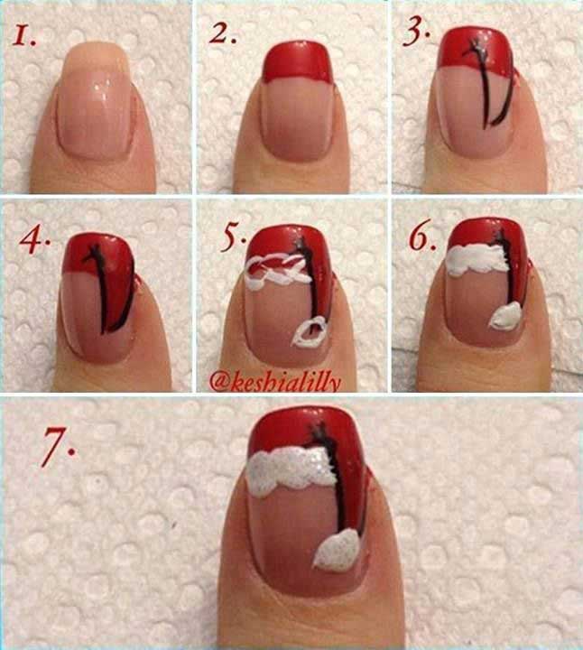 Christmas nail art, best nail art tutorial, Christmas nail art best tutorial