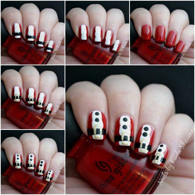 Christmas nail art, best nail art tutorial, Christmas nail art best tutorial