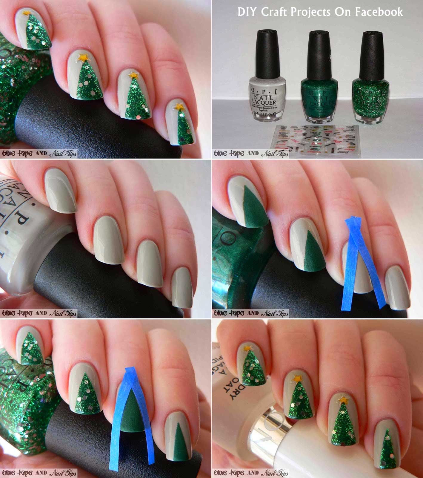 Easy Christmas Nail Designs Tutorials 202324 Step By Step  FashionEven