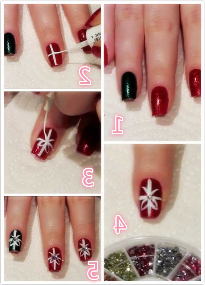 Christmas nail art, best nail art tutorial, Christmas nail art best tutorial