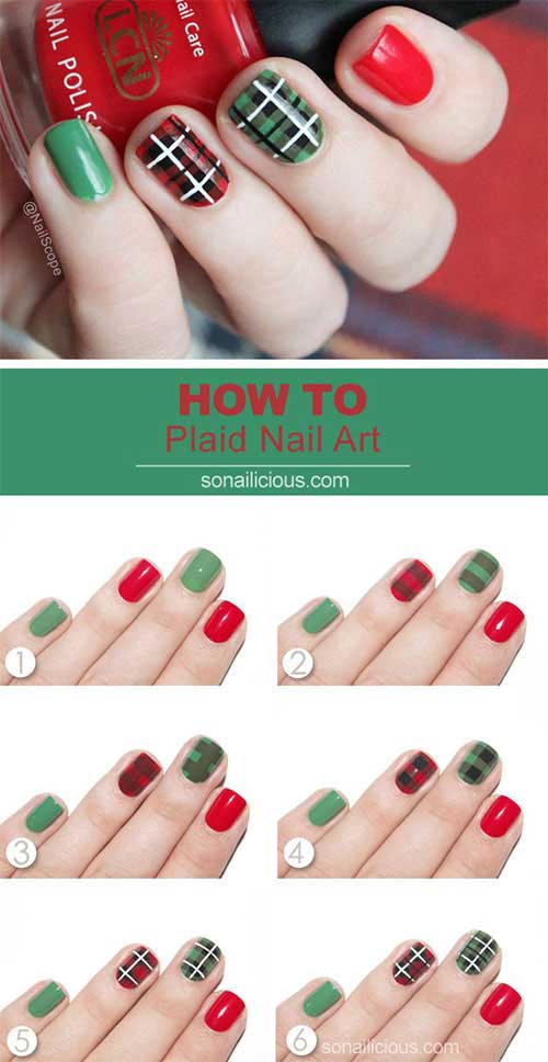 Christmas nail art, best nail art tutorial, Christmas nail art best tutorial