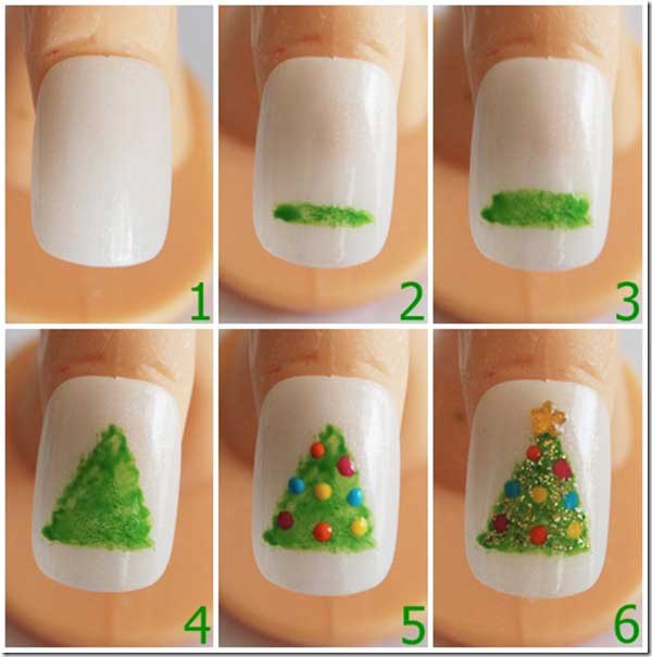 Christmas nail art, best nail art tutorial, Christmas nail art best tutorial