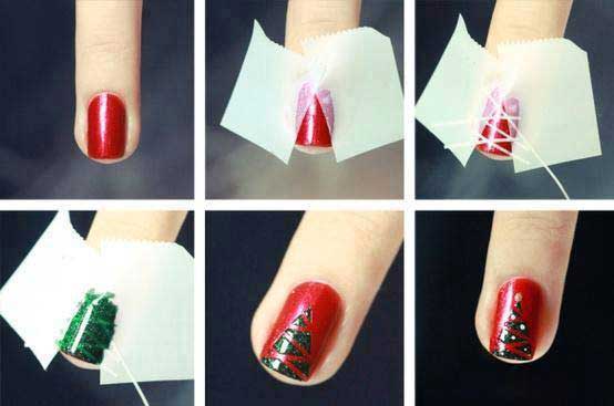 Christmas nail art, best nail art tutorial, Christmas nail art best tutorial