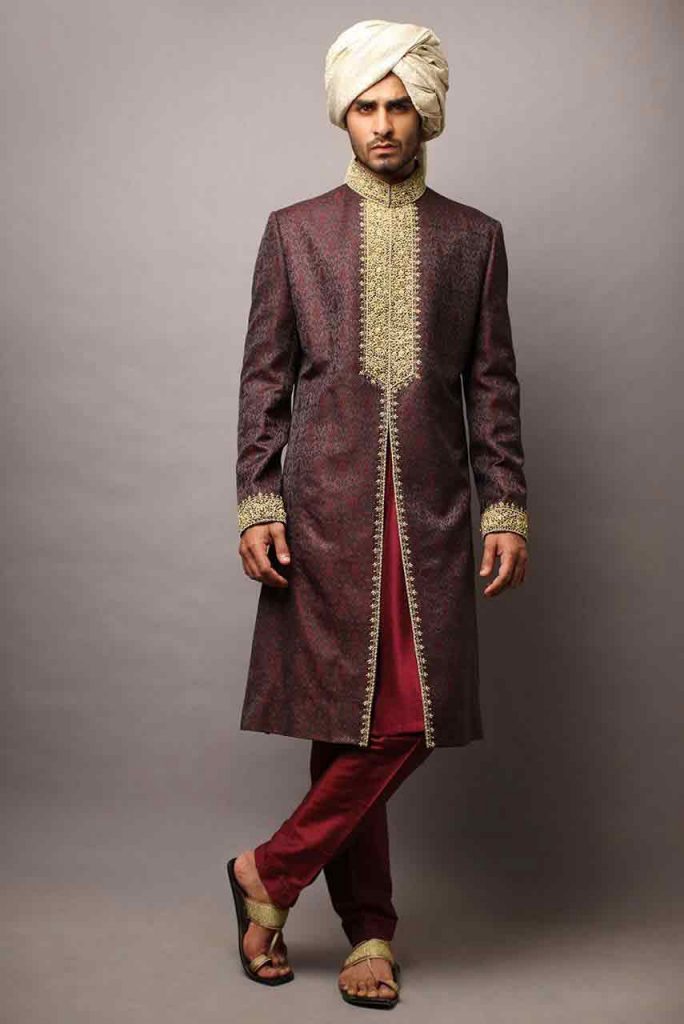 Wedding Sherwani Designs For Groom Barat In 2024 2025 Fashioneven 1991