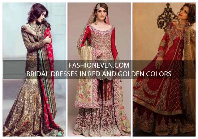 red bridal dresses pakistani 2018