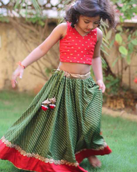 little girl ghagra choli
