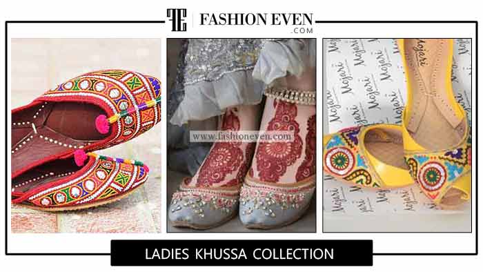 Fancy Khussa Shoes Designs For Girls In 