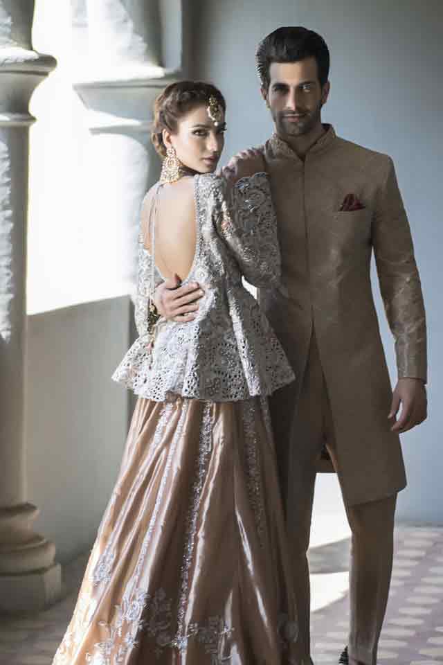 Best Wedding Peplum Dresses For Pakistani Brides In 2024-2025 | FashionEven