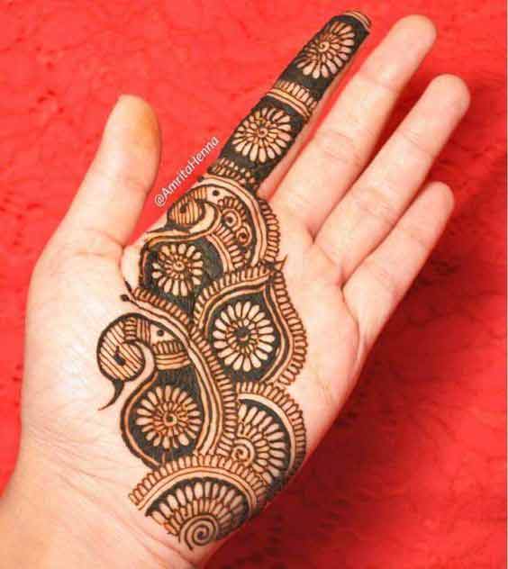 16 Eid Mehndi Designs For Girls In 2021-2022 - Step By Step | FashionEven